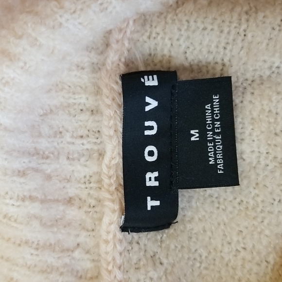 TROUVE Off the Shoulder Tunic Sweater in Pink Hero - Picture 4 of 14